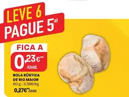 Intermarché Bola rústica de rio maior promoção