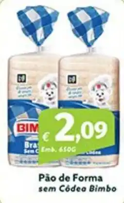Roque Supermercados Pão de Forma sem Codea Bimbo promoção