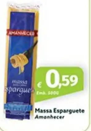 Roque Supermercados Massa Esparguete Amanhecer promoção