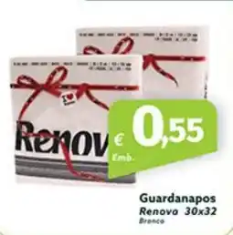 Roque Supermercados Guardanapos Renova 30x32 BrancoQ promoção