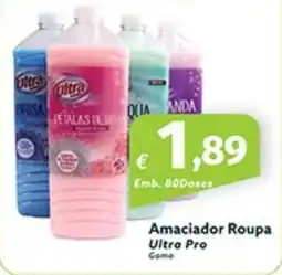 Roque Supermercados Amaciador Roupa Ultra Pro gama promoção