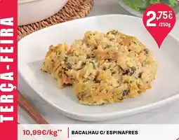 Intermarché Bacalhau c/ espinafres promoção