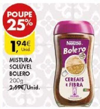 Pingo Doce Mistura Solúvel Bolero 200g promoção