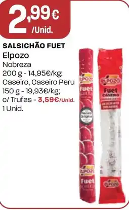 Intermarché Salsichão fuet elpozo promoção