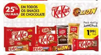 Pingo Doce KitKat Lion Pack 4x41g promoção