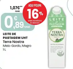 Intermarché Leite de pastagem uht Terra Nostra promoção