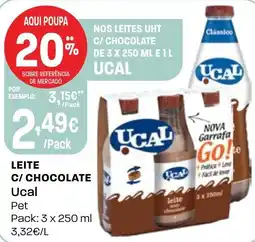 Intermarché Leite c/ chocolate Ucal promoção