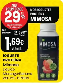 Intermarché Iogurte proteína Mimosa promoção
