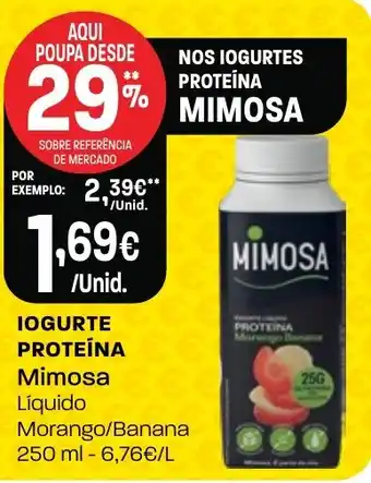 Intermarché Iogurte proteína Mimosa promoção