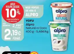 Intermarché YOFU Alpro promoção