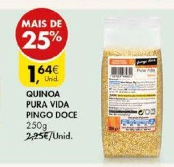 Pingo Doce Quinoa Pura Vida Pingo Doce 250g promoção