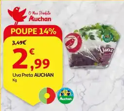 Auchan Uva Preta AUCHAN promoção