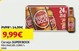 Auchan Cerveja SUPER BOCK promoção