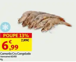 Auchan Camarão Cru Congelado promoção