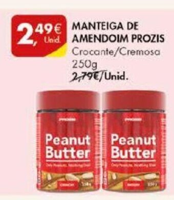 Pingo Doce Manteiga de Amendoim Prozis 250g promoção