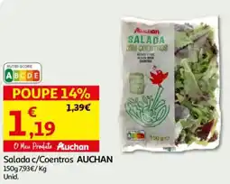 Auchan Salada c/Coentros AUCHAN promoção