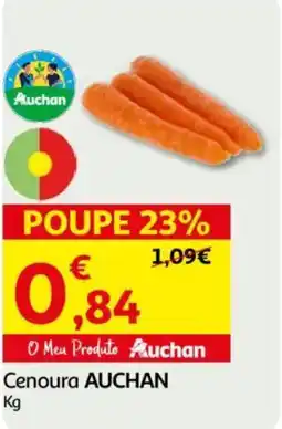 Auchan Cenoura AUCHAN promoção