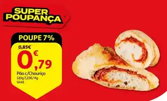Auchan Pão c/Chouriço promoção