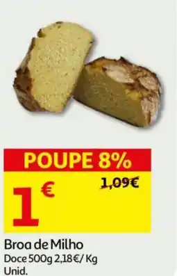Auchan Broa de Milho Doce promoção