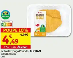 Auchan Peito de Frango Panado AUCHAN promoção
