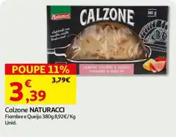 Auchan Calzone NATURACCI Fiambre e Queijo promoção
