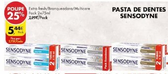 Pingo Doce Pasta de Dentes Sensodyne promoção