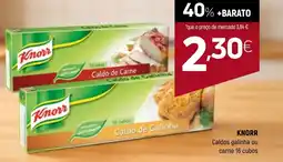 Coviran KNORR Caldos galinha ou carne 16 cubos promoção