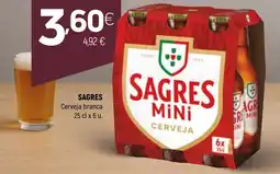 Coviran SAGRES Cerveja branca promoção