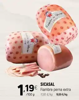 Coviran SICASAL Fiambre perna extra promoção