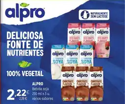 Coviran ALPRO Bebida sojavários sabores promoção