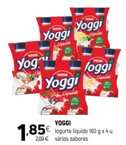 Coviran YOGGI logurte liquido promoção