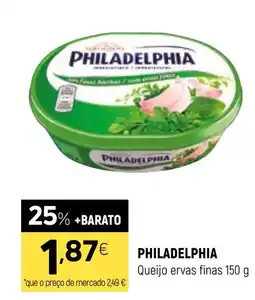 Coviran PHILADELPHIA Queijo ervas finas promoção