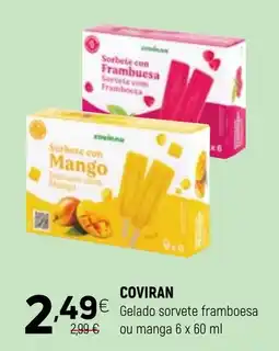 Coviran COVIRAN Gelado sorvete framboesa ou manga promoção