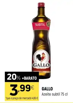 Coviran GALLO Azeite subtil promoção