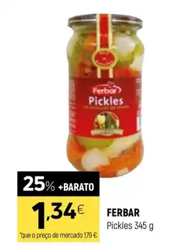 Coviran FERBAR Pickles promoção