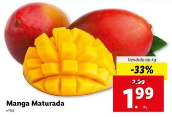 Lidl Manga Maturada promoção