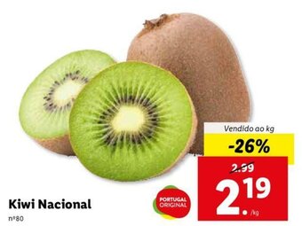 Lidl Kiwi Nacional promoção