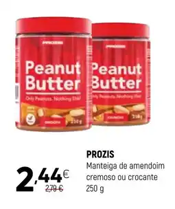 Coviran PROZIS Manteiga de amendoim cremoso ou crocante promoção