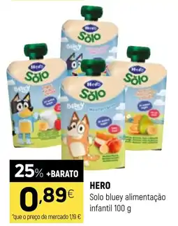 Coviran HERO Solo bluey alimentação infantil promoção
