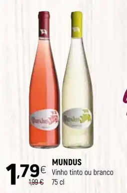 Coviran MUNDUS Vinho tinto ou branco promoção