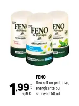 Coviran FENO Deo roll on protetivo, energizante ou sensiveis promoção