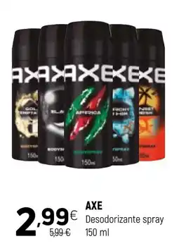 Coviran AXE Desodorizante spray promoção