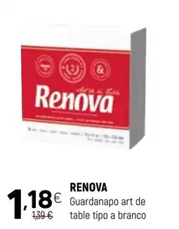 Coviran RENOVA Guardanapo art de table tipo a branco promoção