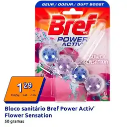 Bloco sanitário Bref Power Activ' Flower Sensation