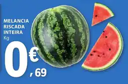 E.Leclerc Melancia riscada inteira promoção
