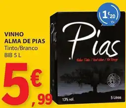 E.Leclerc Vinho alma de pias promoção