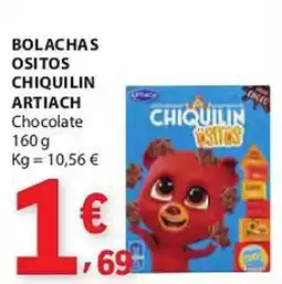 E.Leclerc Bolachas ositos chiquilin artiach chocolate promoção