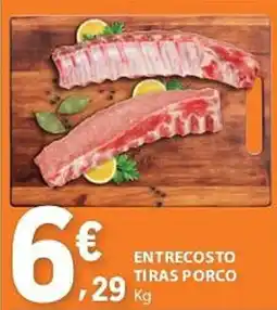 E.Leclerc Entrecosto tiras porco promoção