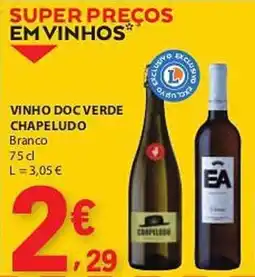 E.Leclerc Vinho doc verde chapeludo promoção