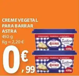 E.Leclerc Creme vegetal para barrar astra promoção